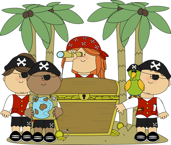 Pirate Clipart For Kid Png - Pirates Clip Art (550x466), Png Download