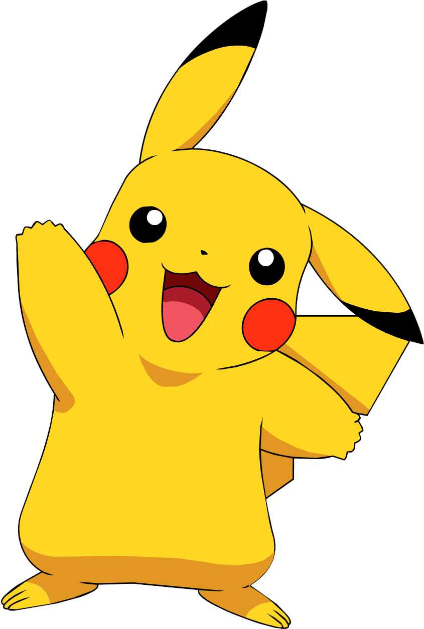 Pikachu Clipart Pokemon Go - Pikachu Transparent Background (844x1254), Png Download