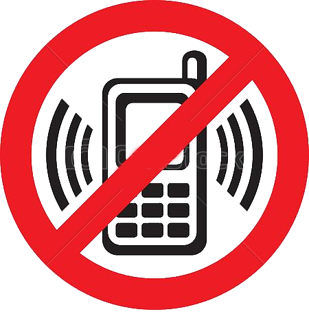 Nocell - Mobile Phone Not Allowed (450x453), Png Download
