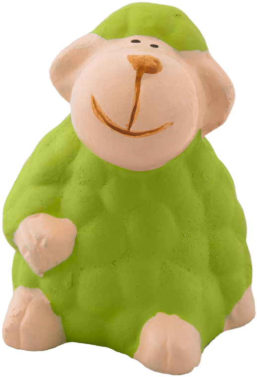 Green Terracotta Sheep - Portable Network Graphics (1074x1280), Png Download