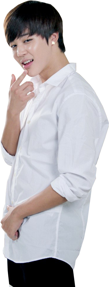 Bts Png By Milenaho On Deviantart Clip Black And White - Jimin On Transparent Background (683x1024), Png Download