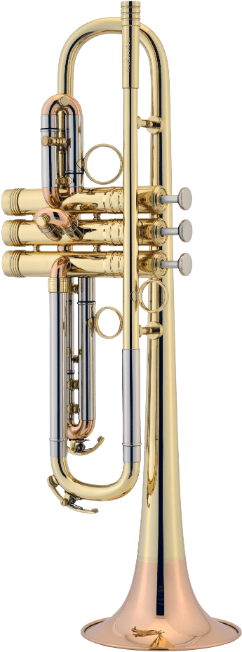 Signature Bb Trumpet Image - Bach Lt190l1b Stradivarius Commercial Series Bb Trumpet (429x1000), Png Download
