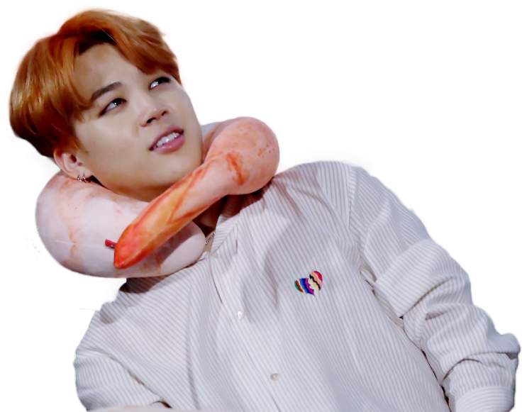 Bts' Jimin Pngs - Bts Neck Pillow (903x602), Png Download