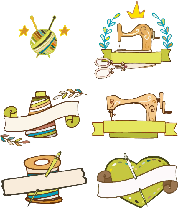 Coser A Mano Elemento Vector Material Descargadoregimiento - Sewing (800x800), Png Download