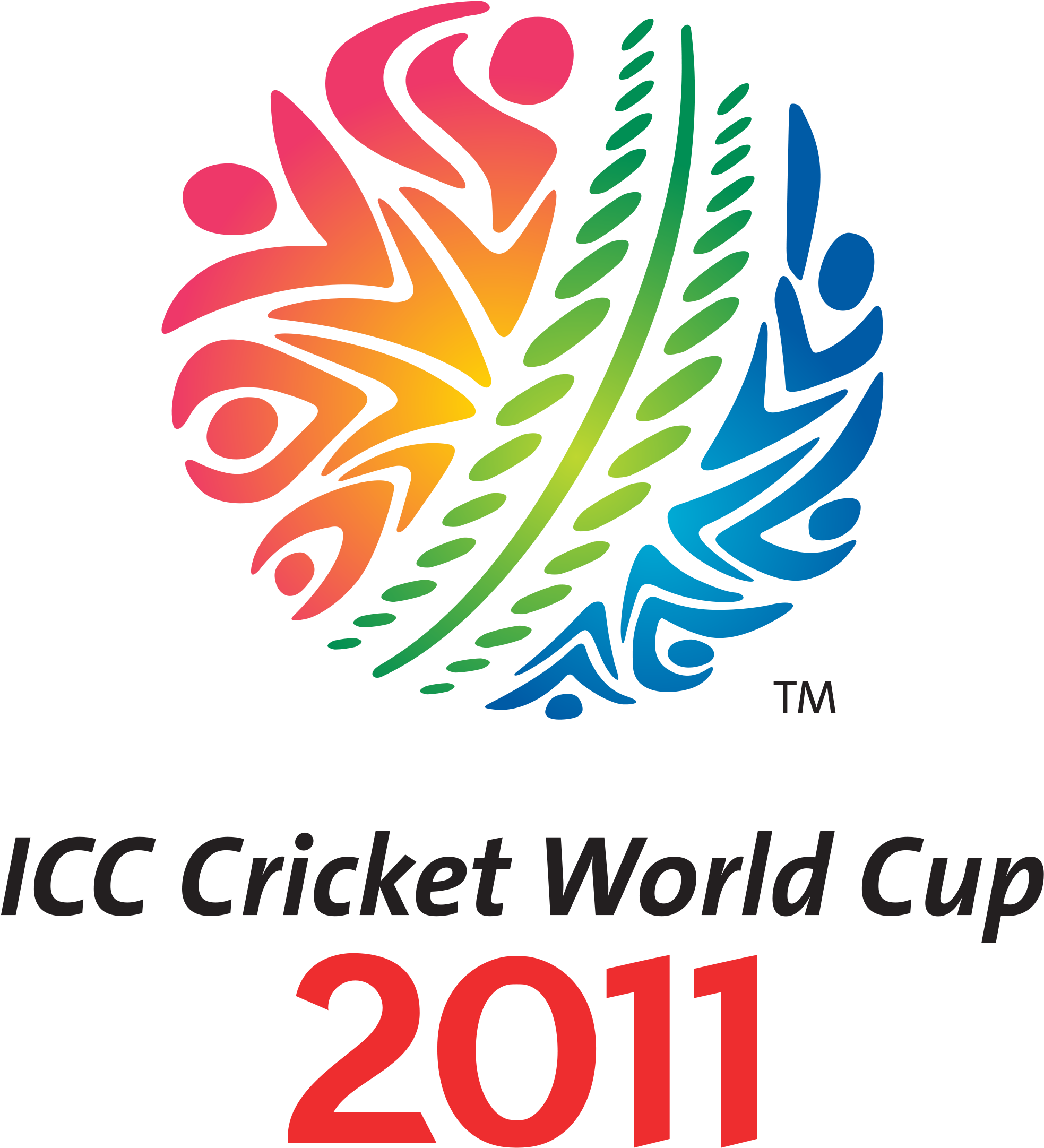 Posted - Icc Cricket World Cup 2011 Logo (1000x1092), Png Download