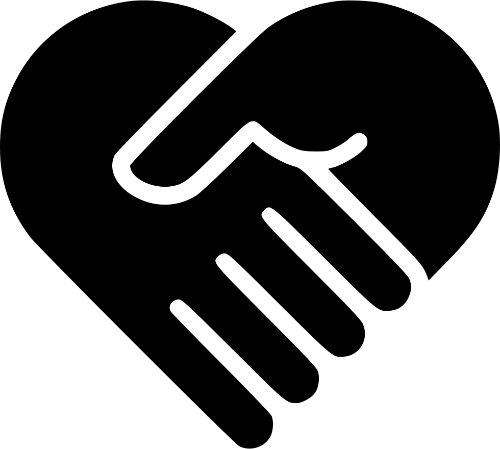 Medicine Handshake Heart Health Care Health Comments - Heart Handshake Icon Png (980x880), Png Download