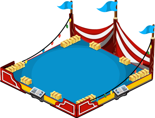 Circus Tent Red - Circus (496x379), Png Download