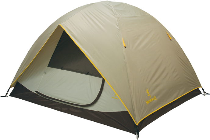 Cottonwood Fly - Browning Camping 5292311 Cypress 2 Grey/gold Tent (700x480), Png Download