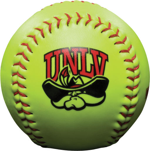 Status St Fastpitch Synthetic Softball Speed Print - Unlv Rebels Hbs White Vinyl Fitted Spare Car Tire Cover (600x600), Png Download