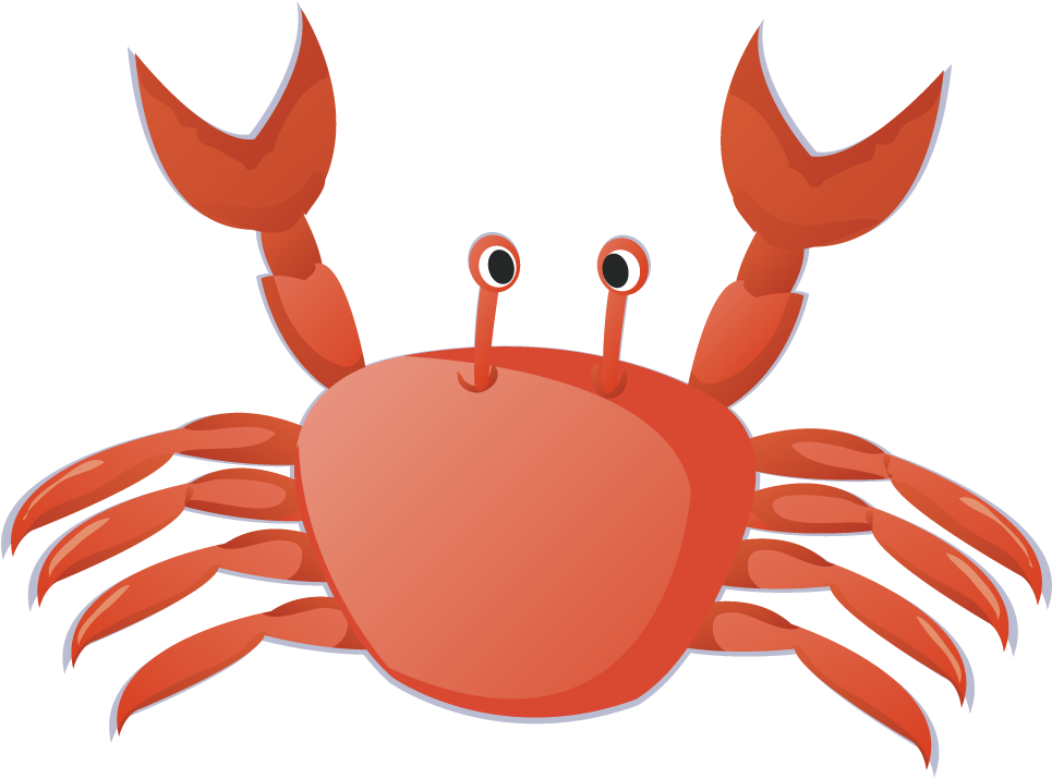 Crabs Clipart Cancer Crab - Crab Transparent Small (1000x1000), Png Download