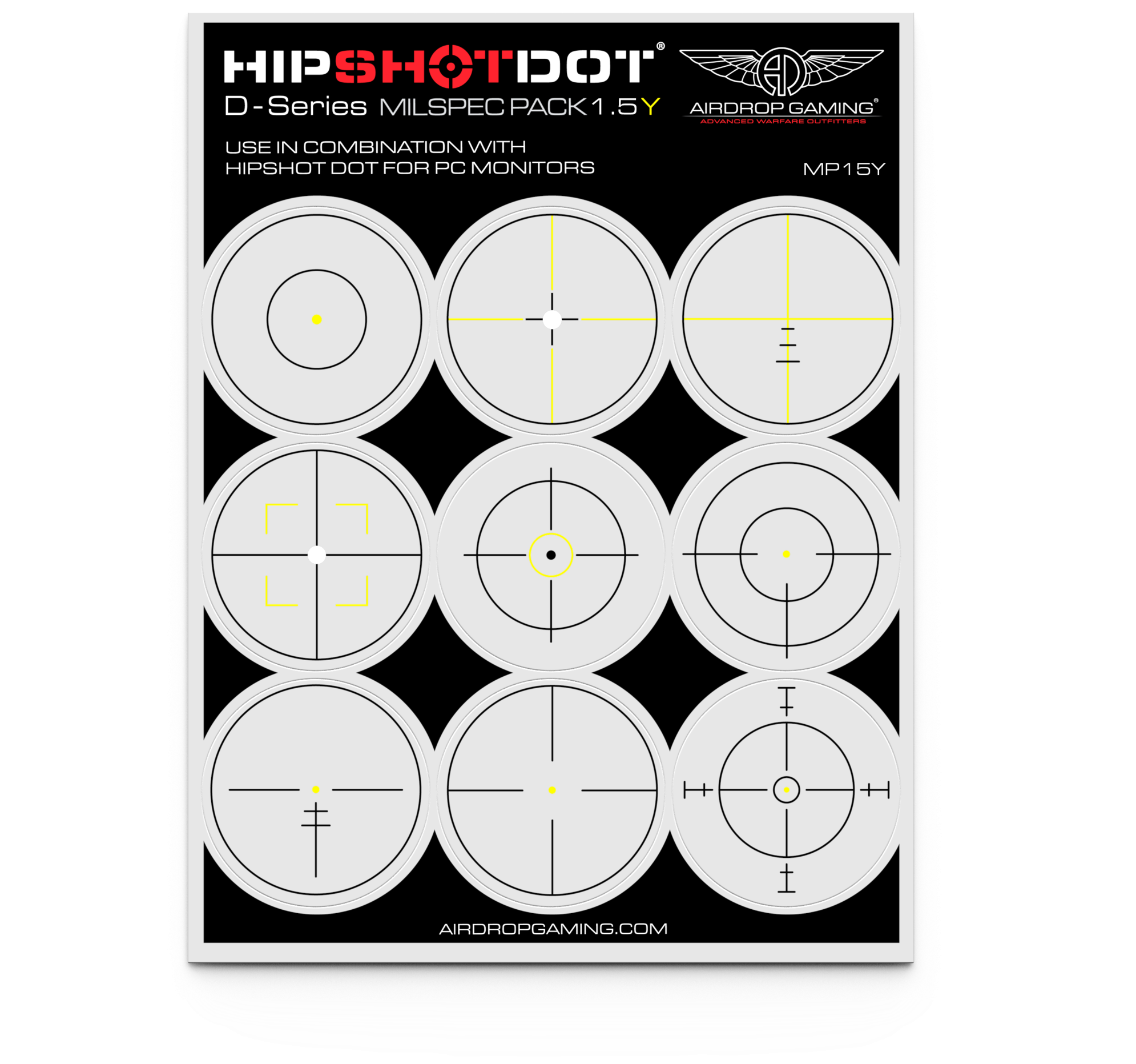 D-series Milspec Pack - Hipshotdot D-series Care Pack 1.0 Yellow (2000x2000), Png Download
