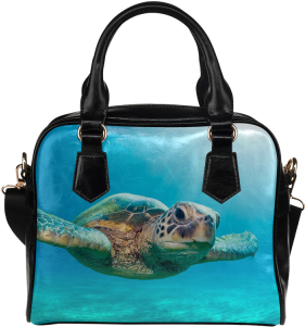 Interestprint Ocean Sea Turtle Pu Leather Shoulder - Hawaiian Sea Turtles 2017 Wall Calendar (400x400), Png Download