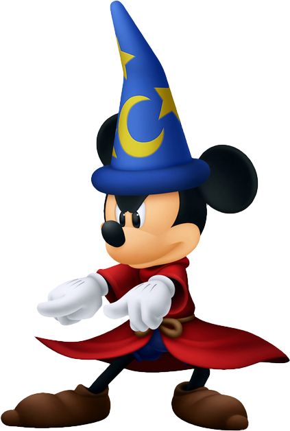Mickey Mouse Sos Kh3d - Kingdom Hearts Sorcerer Mickey (423x628), Png Download