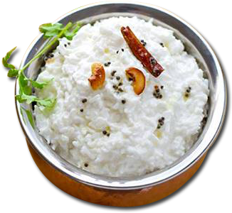 Curd Rice Recipe - Curd Rice In Png (416x323), Png Download