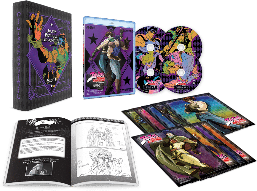 One Punch Man Limited Edition Blu Ray/dvd Combo Pack - Jojo's Bizarre Adventure Season 1 Limited Edition Blu (1024x812), Png Download