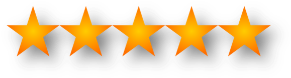 5 Star Reviews Andre Richard Salon - Illustration (621x197), Png Download