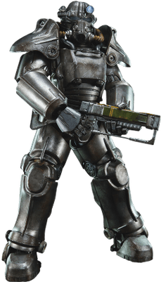 Fallout 4 Figure - Three Zero Fallout 4 T-45 1/6 Scale Figure (400x400), Png Download
