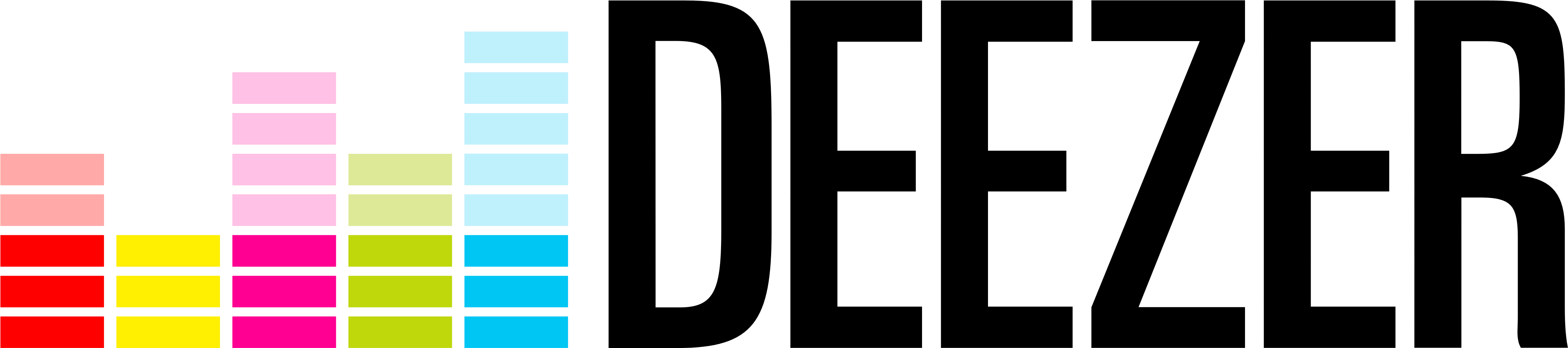 Deezer Logos Download Itunes Logo Vector Download Itunes - Deezer Logo (4650x1215), Png Download