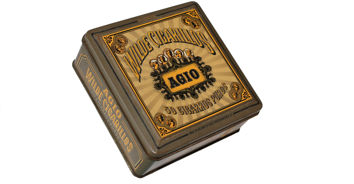 Laminated Poster Png Smoking Leisure Tin Cigar Metal - Cigars (960x504), Png Download