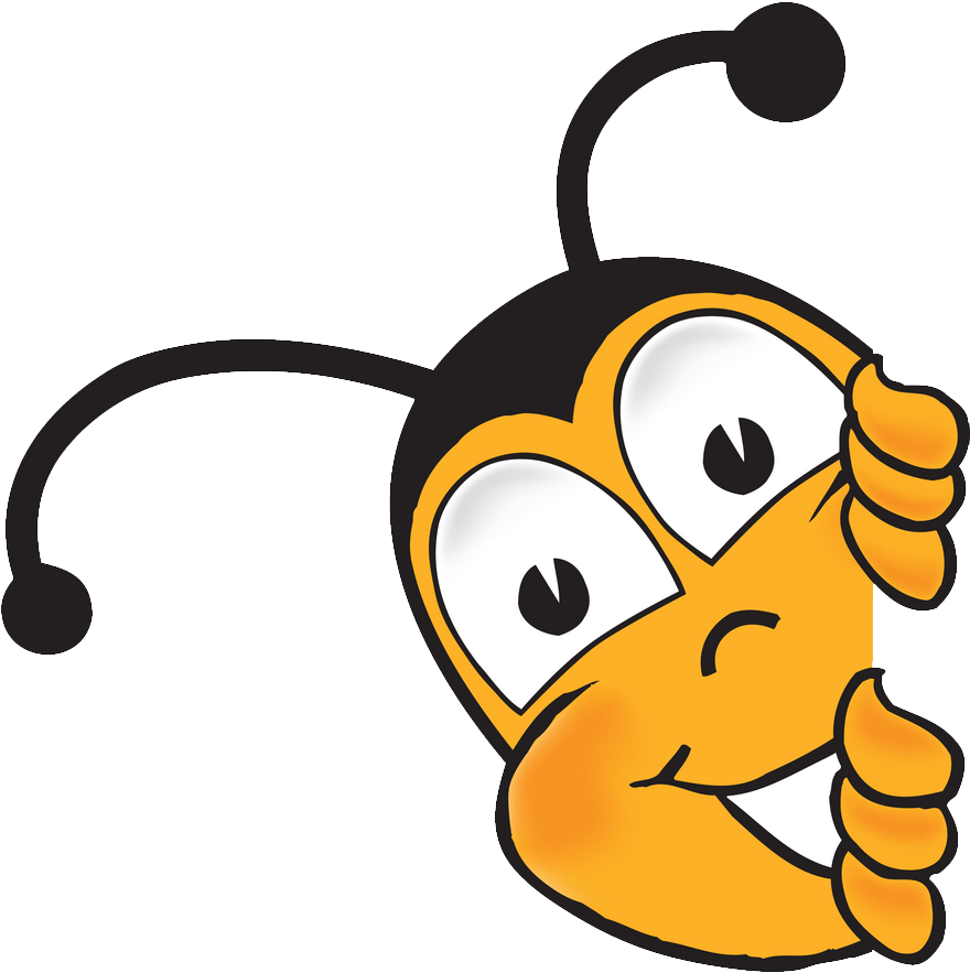 Images For Clip Art Welcome - Funny Bee Png (939x999), Png Download