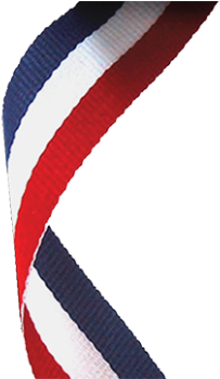 Red/white/blue Woven Ribbon - Red White Blue Ribbon Png (464x348), Png Download
