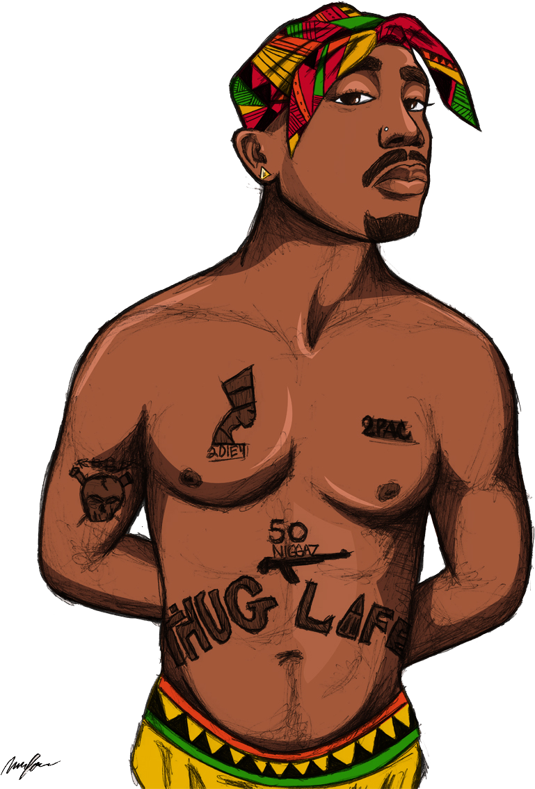 Vector Library Pac Png Image Purepng Free Transparent - Tupac Png (850x1144), Png Download