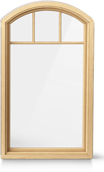 As Unique As Your Home, Our Specialty Windows Are Custom-made - Arch (356x384), Png Download