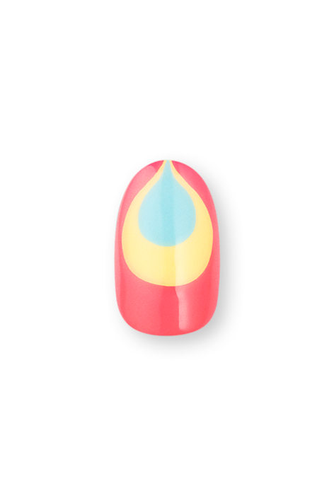 Opi, Retro Summer, Nail Art, Teardrop - Birthday Candle (472x711), Png Download