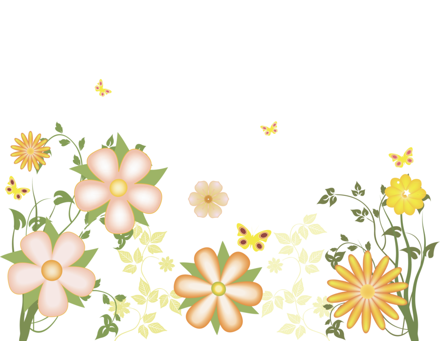 Free Clipart Of Flowers Savoronmorehead - Design Clipart On Transparent Background (900x698), Png Download