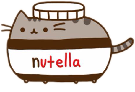Feline Clipart Pusheen - Pusheen Nutella (457x312), Png Download