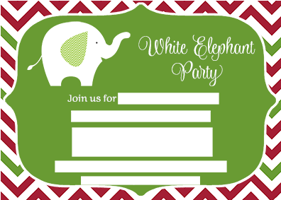 Error Message - White Elephant Gift Exchange (400x400), Png Download