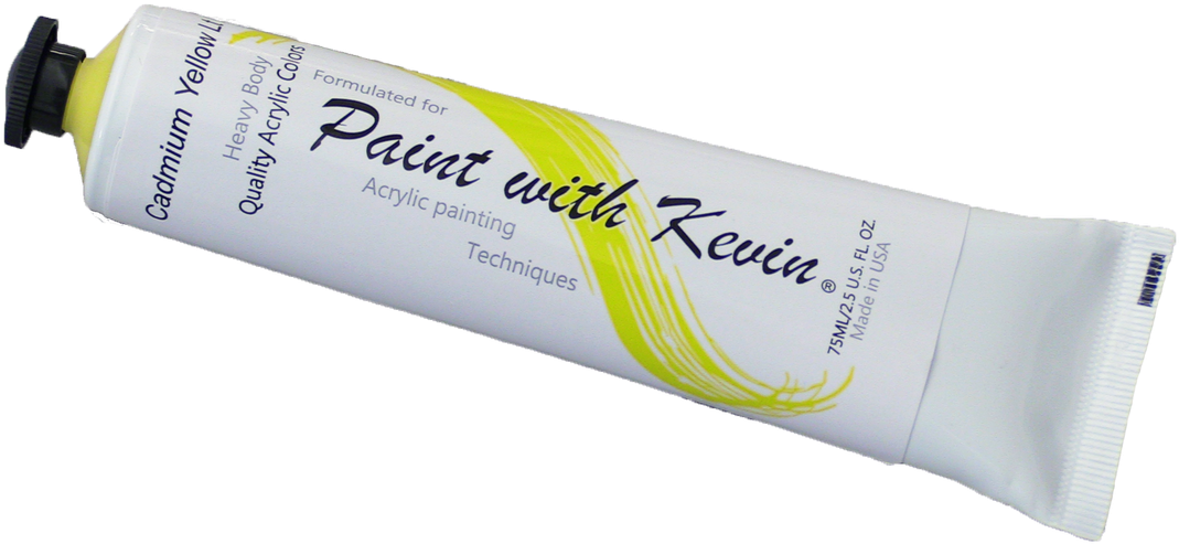 Cad Yellow Acrylic Paint Tube - Transparent Paint Tube Png (1100x619), Png Download