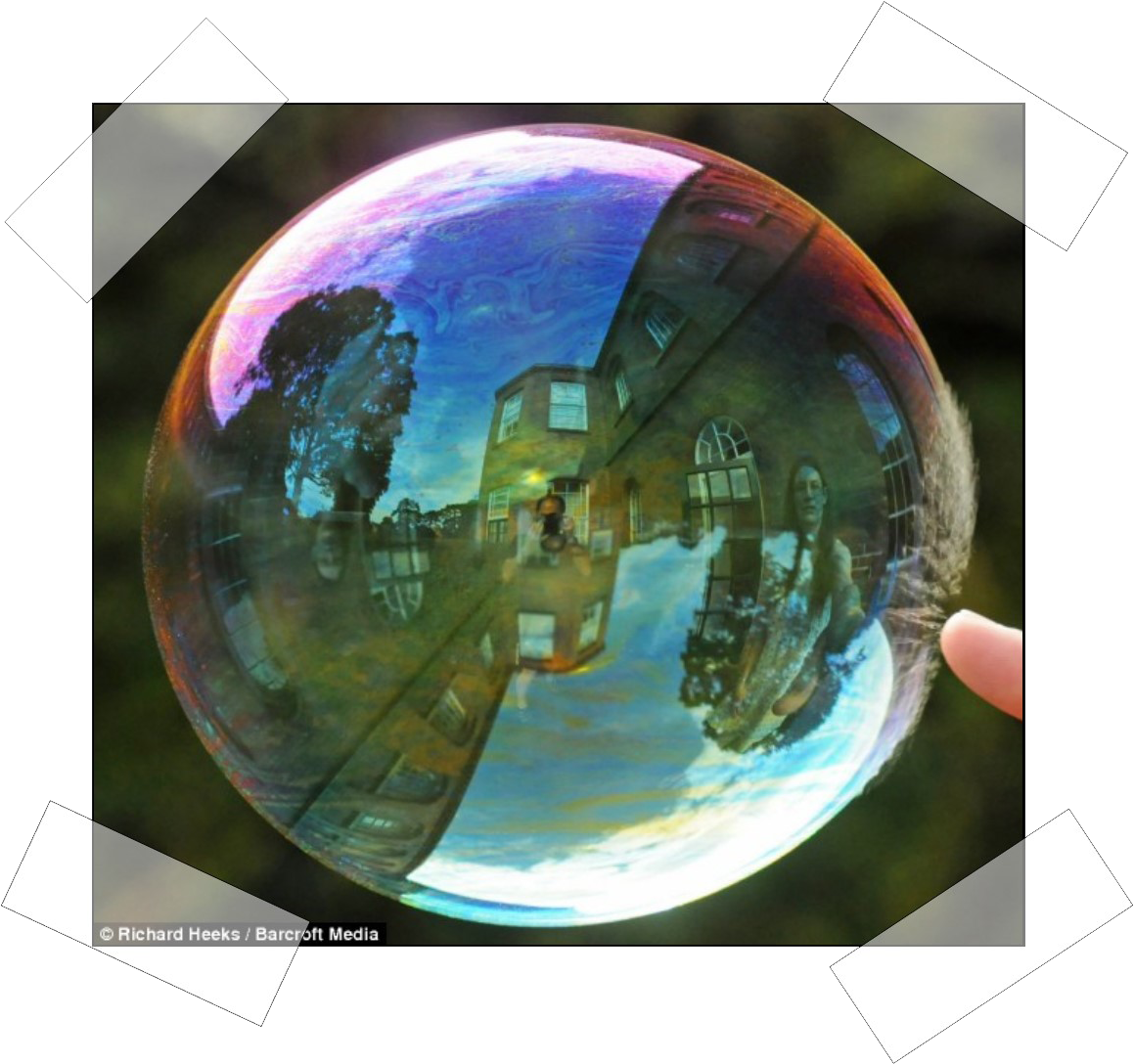 The Fictive Buble - Soap Bubbles (1217x1107), Png Download