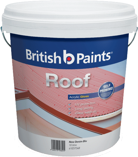 British Paints Roof Is A 100% Acrylic Paint Specially - British Paints Roof Paint (466x525), Png Download