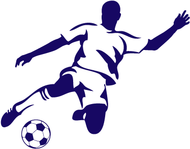 Balon De Futbol Png - Footballer Boys Football Sport Wall Art Sticker - Art (600x450), Png Download