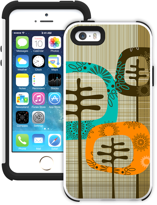 Trident Aegis Series Cover For Iphone 5/5s - Retro (900x900), Png Download