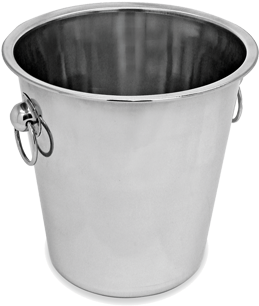 Crown Brands, Llc Ig4500 Ice Bucket - Co-rect Stainless Steel Ice Container (376x338), Png Download