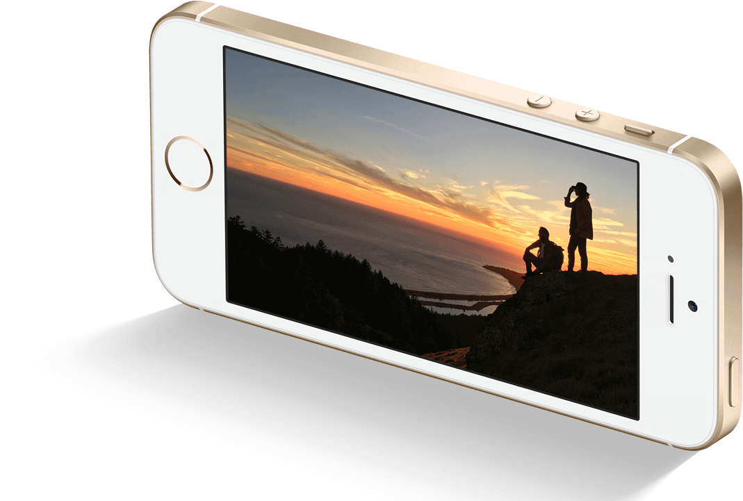 Apple Iphone Se - Gold (1079x720), Png Download