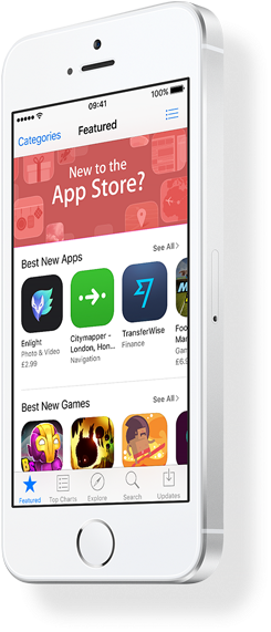 Iphone Apps - Iphone Se App Store (273x589), Png Download