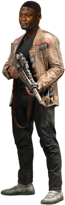 Finn Poe Dameron Star Wars - Finn Star Wars Outfit (328x701), Png Download