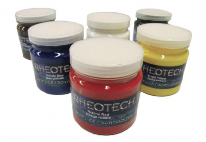 Tri-art Rheotech Acrylic Paint Set 6x250ml - Dessert (420x420), Png Download
