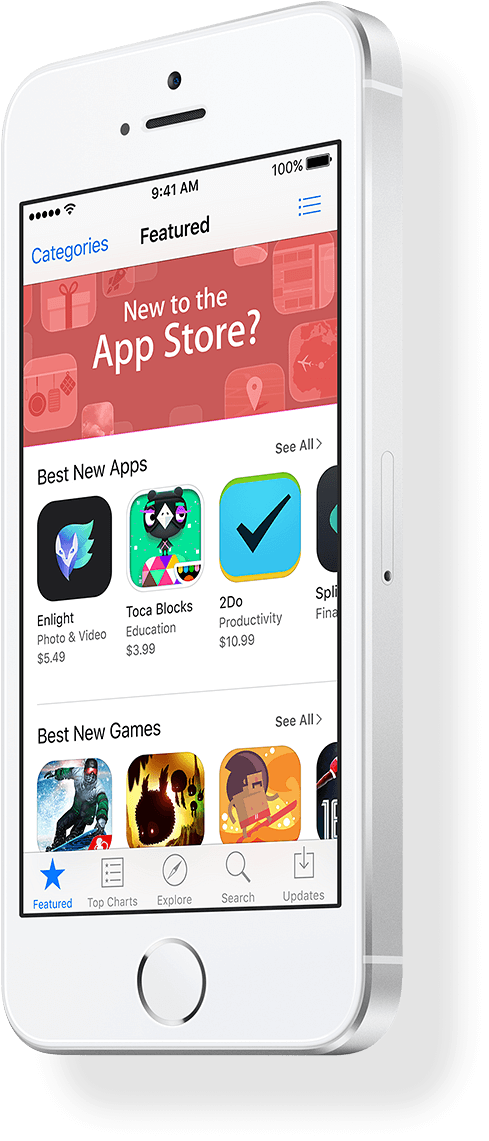 In The App Store, You'll Be Able To Make Your Phone - Iphone Se App Store (550x1140), Png Download