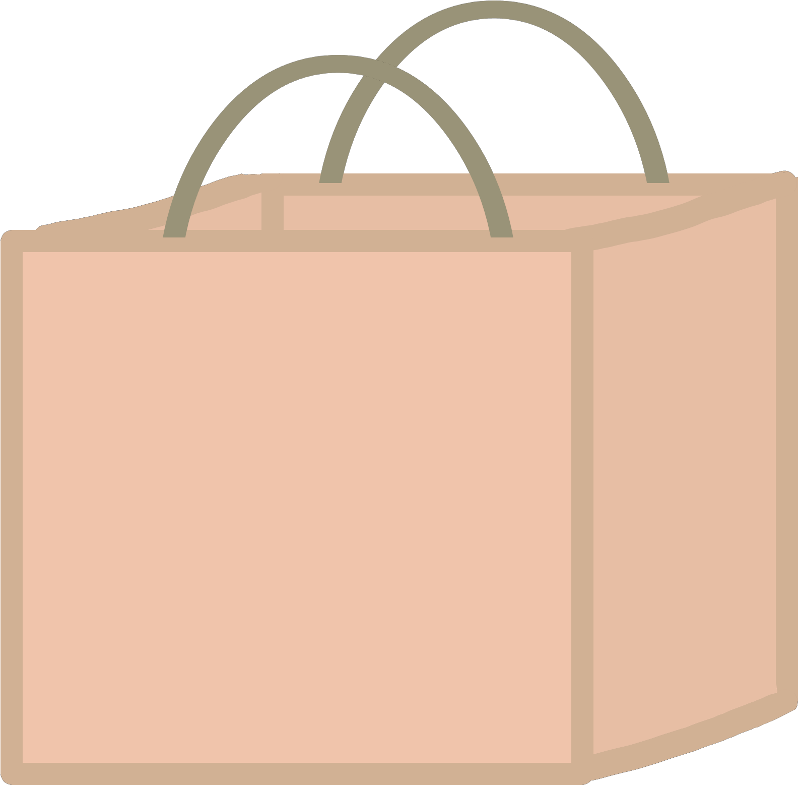 Paper Bag Body - Bfb Barf Bag Body (1850x1784), Png Download