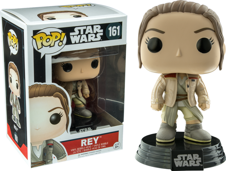 Star Wars The Force Awakens - Funko Pop Star Wars Rey (768x583), Png Download