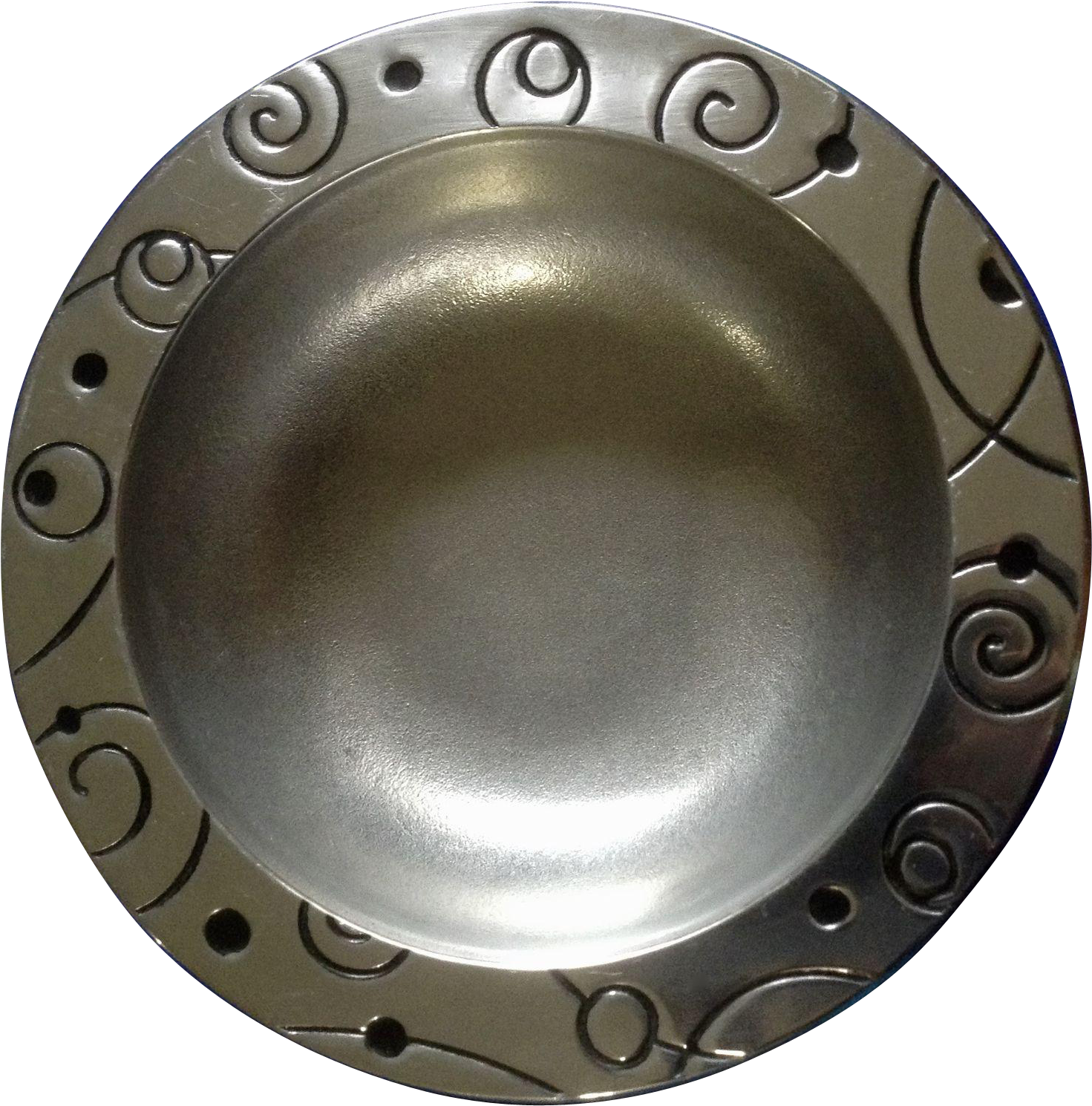 Large Wilton Armetale Pewter Serving Salad Bowl Rwp - Salad (1489x1489), Png Download
