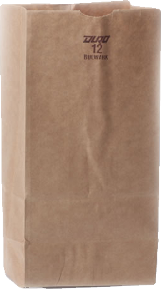 12 Lb Brown Paper Bags - Paper (600x600), Png Download