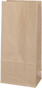 Paper Bag Sos Brown 10x6x22cm - Paper Bag (360x360), Png Download