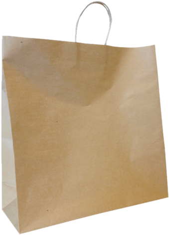 Large Brown Kraft Landscape Bags - Bag (600x600), Png Download