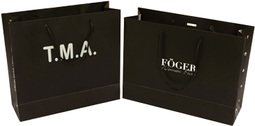 C1s Art Paper Bag With Rope Handle - Paper Bag (400x400), Png Download