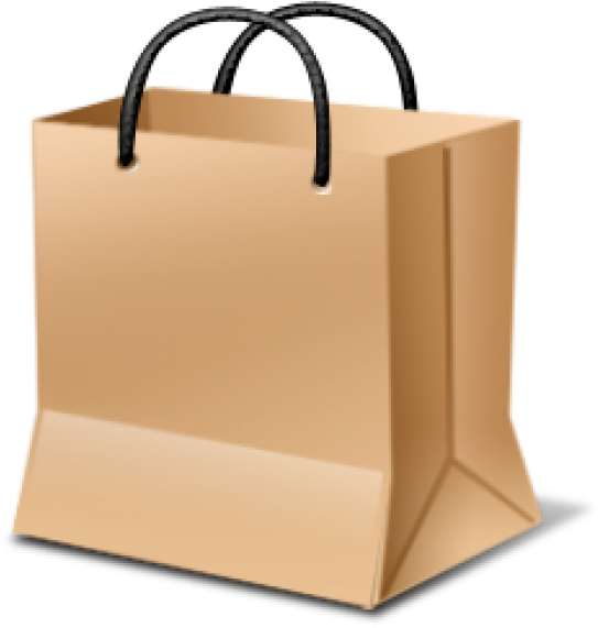 Shopping Bag Png Free Download - Shopping Bag Clipart Png (600x600), Png Download